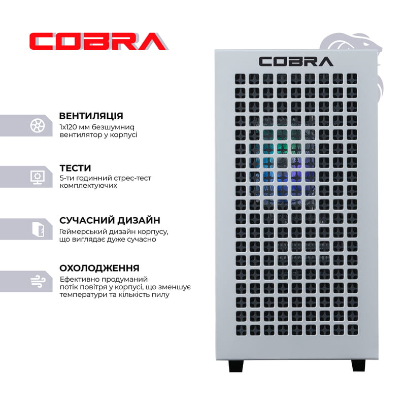 Персональный компьютер COBRA Gaming (A36.32.H2S10.67XT.A4131)