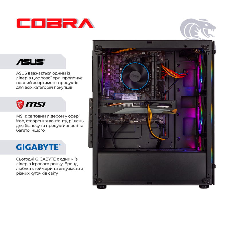 Персональный компьютер COBRA Advanced (I11F.16.S9.165.A4209)