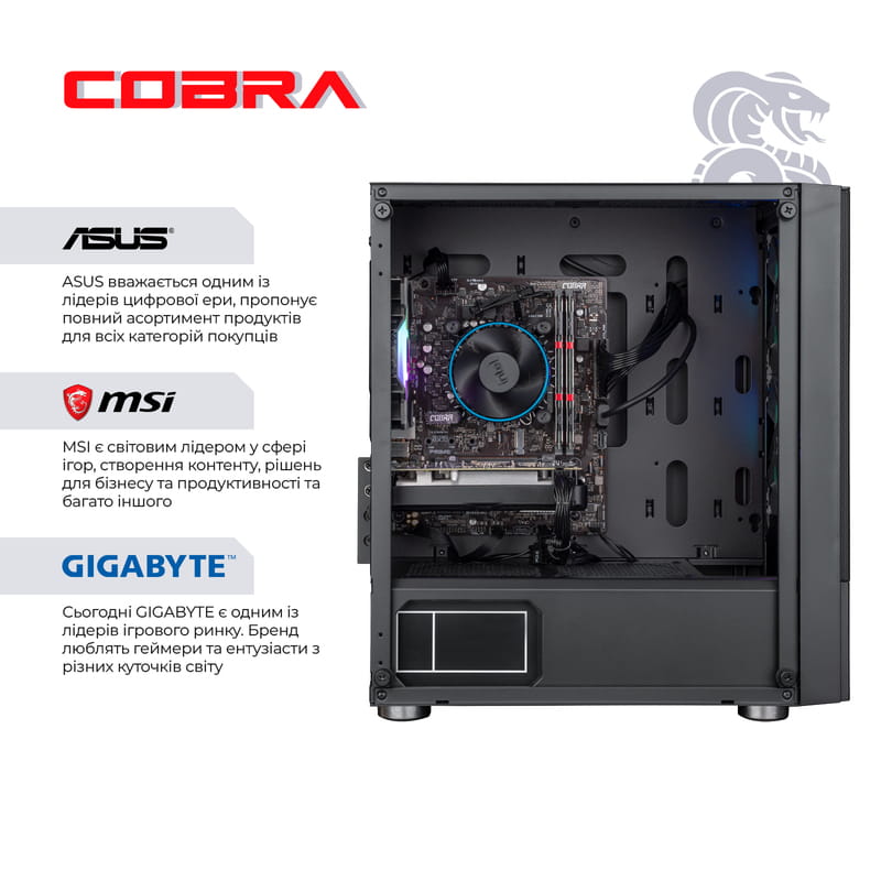Персональный компьютер COBRA Advanced (I11F.16.H2S9.166S.A4347)
