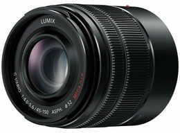 Об`єктив Panasonic Micro 4/3 Lens 45-150mm f/4-5.6 ASPH. MEGA O.I.S. Lumix G Vario (H-FS45150EKA)