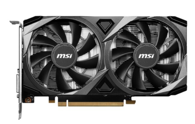 Відеокарта GF RTX 3050 8GB GDDR6 Ventus 2X XS MSI (GeForce RTX 3050 VENTUS 2X XS 8G)