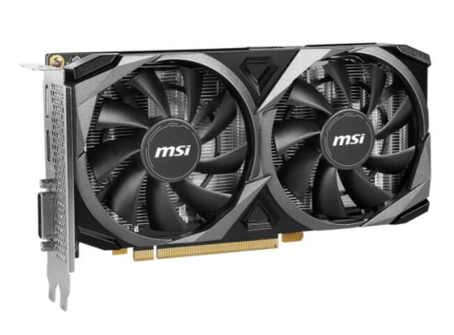 Видеокарта GF RTX 3050 8GB GDDR6 Ventus 2X XS MSI (GeForce RTX 3050 VENTUS 2X XS 8G)