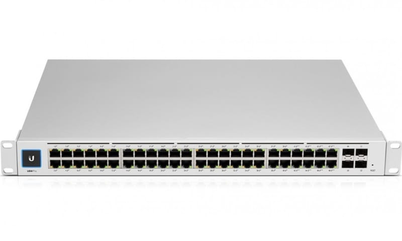 Коммутатор Ubiquiti UniFi USW-48 (48xGE, 4xSFP, 1.3" touch LCM, L2)