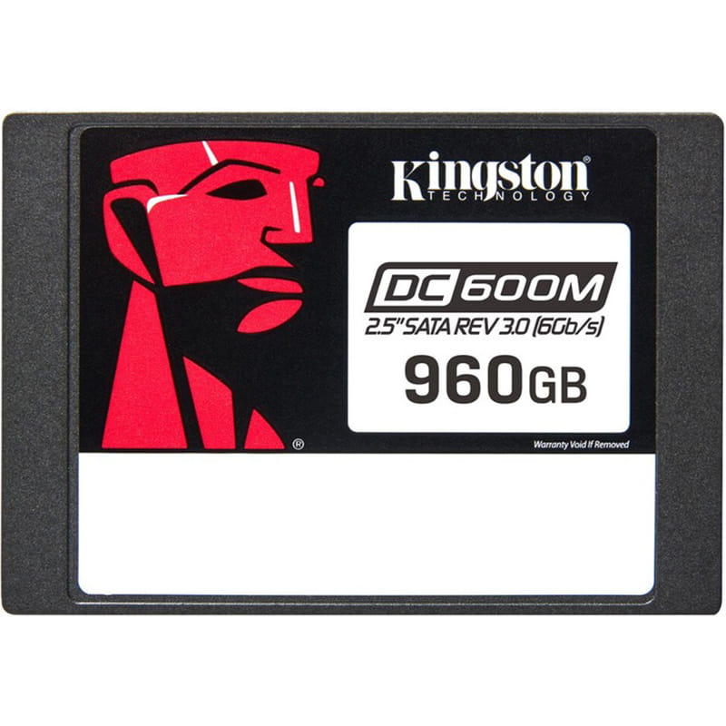 Накопитель SSD  960GB Kingston SSD DC600M 2.5" SATAIII 3D TLC (SEDC600M/960G)