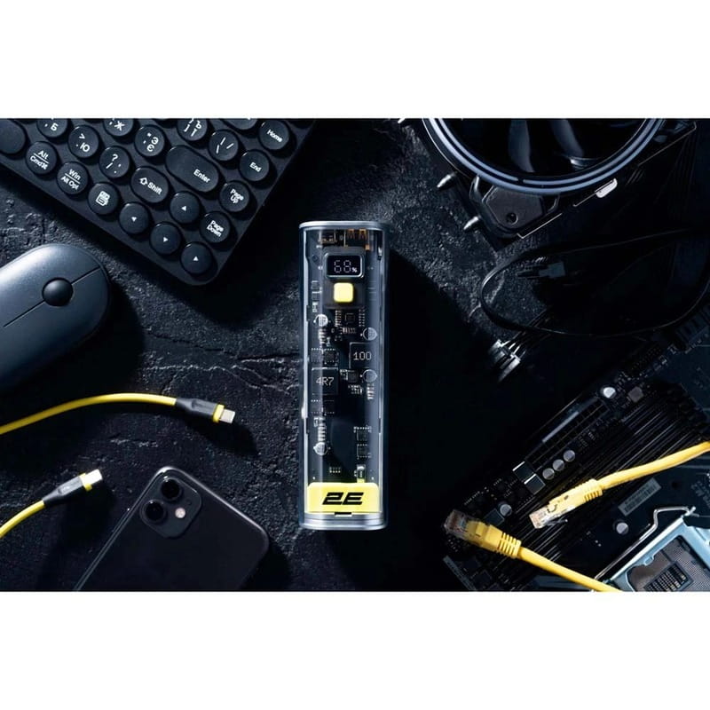 Универсальная мобильная батарея 2E Сrystal 24000mAh 100W (2E-PB7200PD)
