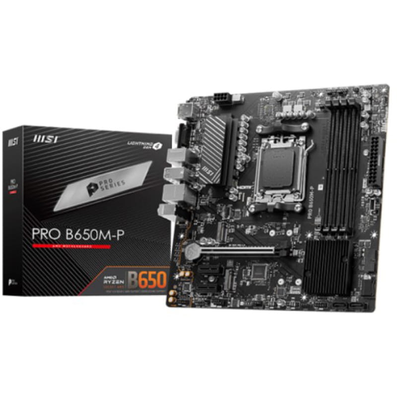 Материнская плата MSI Pro B650M-P Socket AM5