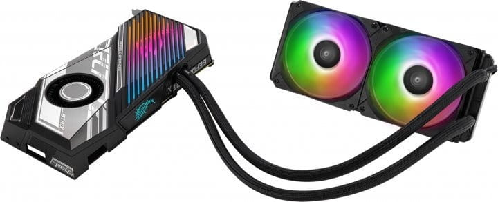 Видеокарта GF RTX 4090 24GB GDDR6X ROG Strix LC Gaming OC Asus (ROG-STRIX-LC-RTX4090-O24G-GAMING)