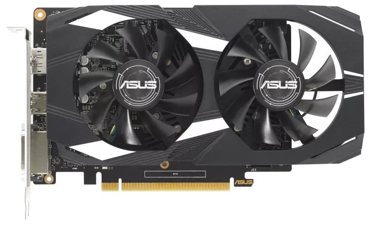 Видеокарта GF GTX 1650 4GB GDDR6 Dual V2 Asus (DUAL-GTX1650-4GD6-P-V2)