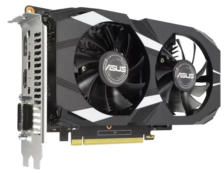 Видеокарта GF GTX 1650 4GB GDDR6 Dual V2 Asus (DUAL-GTX1650-4GD6-P-V2)