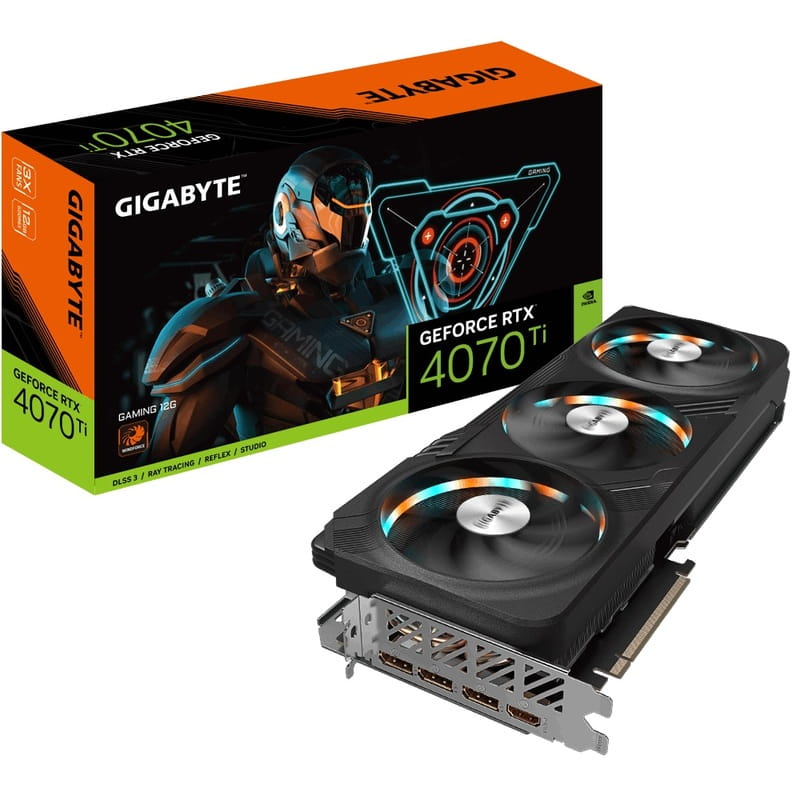 Відеокарта GF RTX 4070 Ti 12GB GDDR6X Gaming Gigabyte (GV-N407TGAMING-12GD)