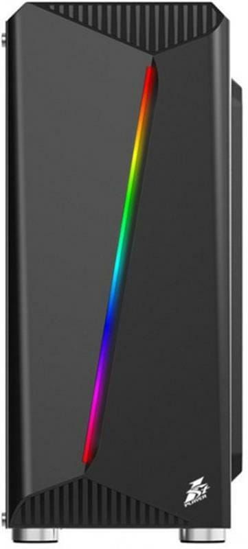 Корпус 1stPlayer R3-3R1 Color LED Black + БЖ PS-600FK 600W