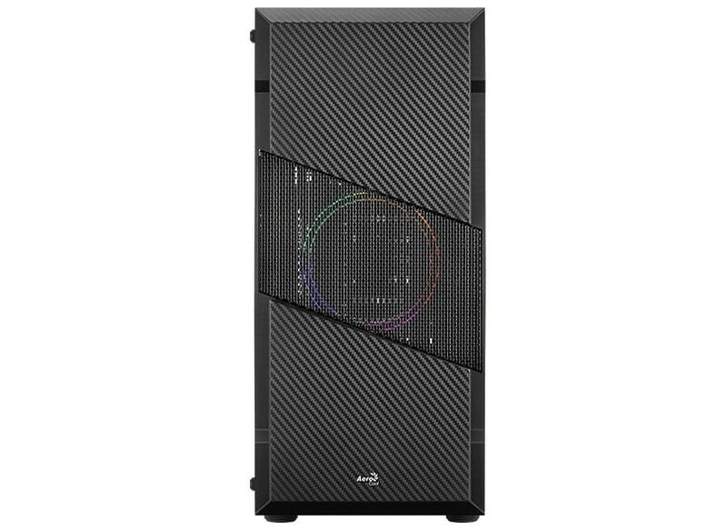 Корпус AeroCool Menace Saturn FRGB-G-BK-v1 (ACCX-PV20000.11) Black + БЖ VX Plus 600 600W