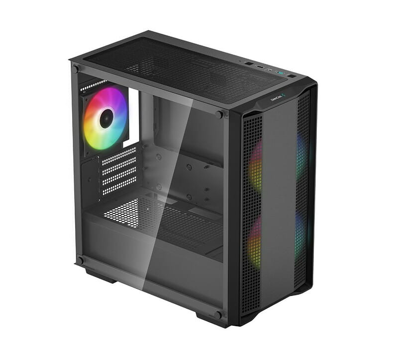 Корпус DeepCool CC360 ARGB (R-CC360-BKAPM3-G-1) без БП