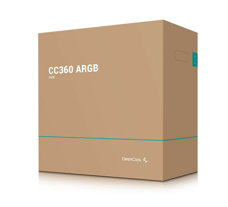 Корпус DeepCool CC360 ARGB (R-CC360-BKAPM3-G-1) без БП