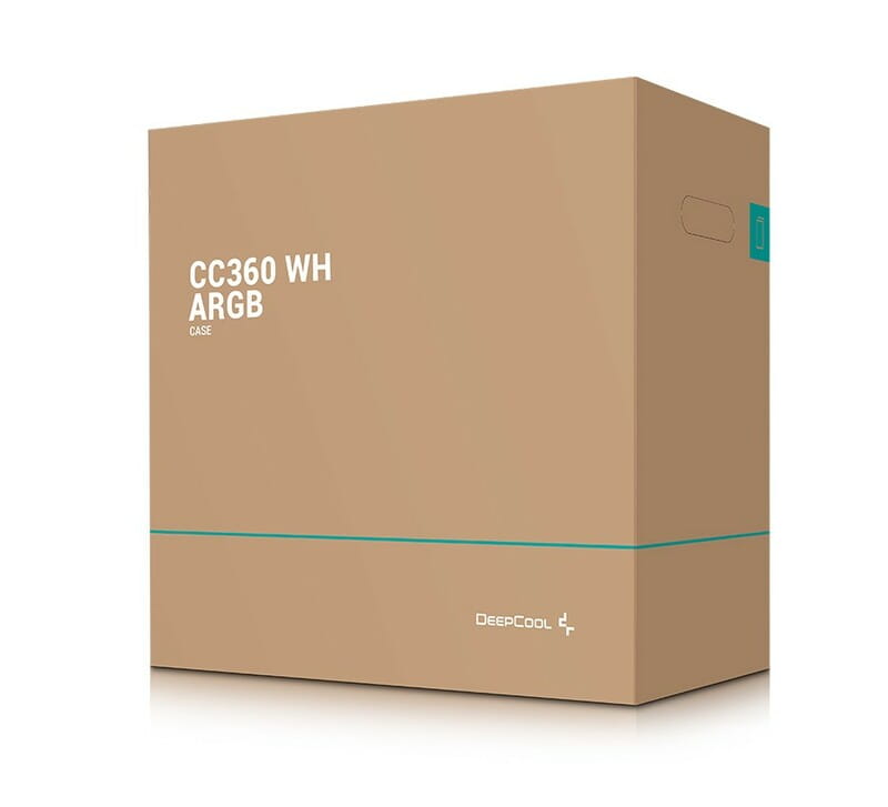 Корпус DeepCool CC360 WH ARGB (R-CC360-WHAPM3-G-1) без БП
