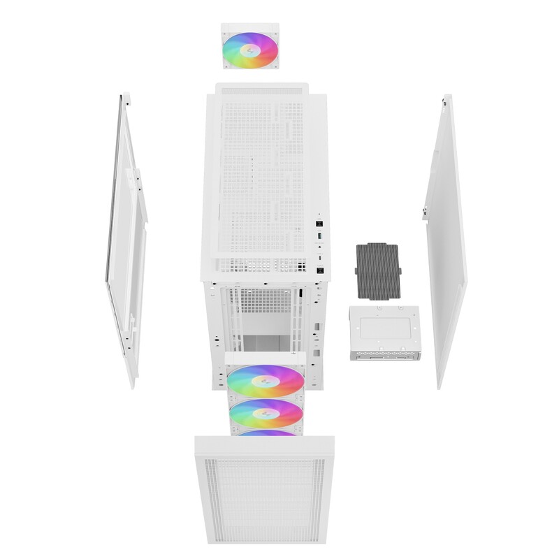 Корпус DeepCool CH560 Digital White (R-CH560-WHAPE4D-G-1) без БП