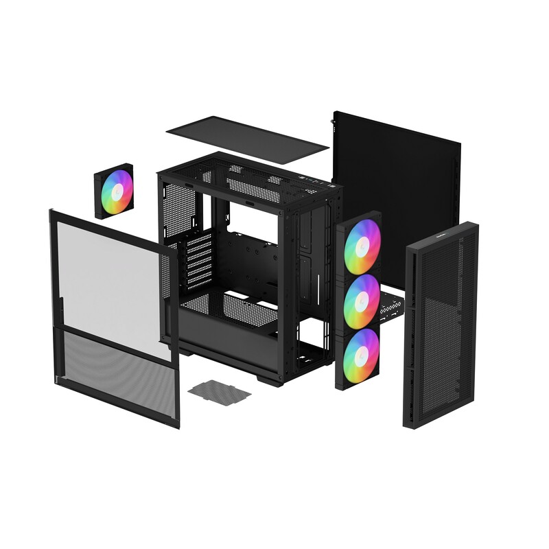 Корпус DeepCool CH560 Black (R-CH560-BKAPE4-G-1) без БП