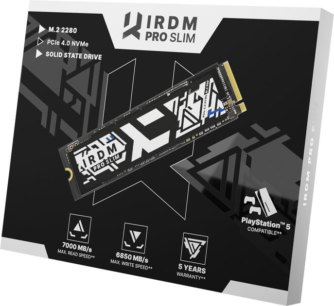 Накопичувач SSD 2TB Goodram IRDM Pro Slim M.2 2280 PCIe 4.0 x4 3D TLC (IRP-SSDPR-P44S-2K0-80)