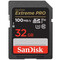 Фото - Карта пам`яті SDHC 32GB UHS-I/U3 Class 10 SanDisk Extreme Pro V30 R100/W90MB/s 4K (SDSDXXO-032G-GN4IN) | click.ua