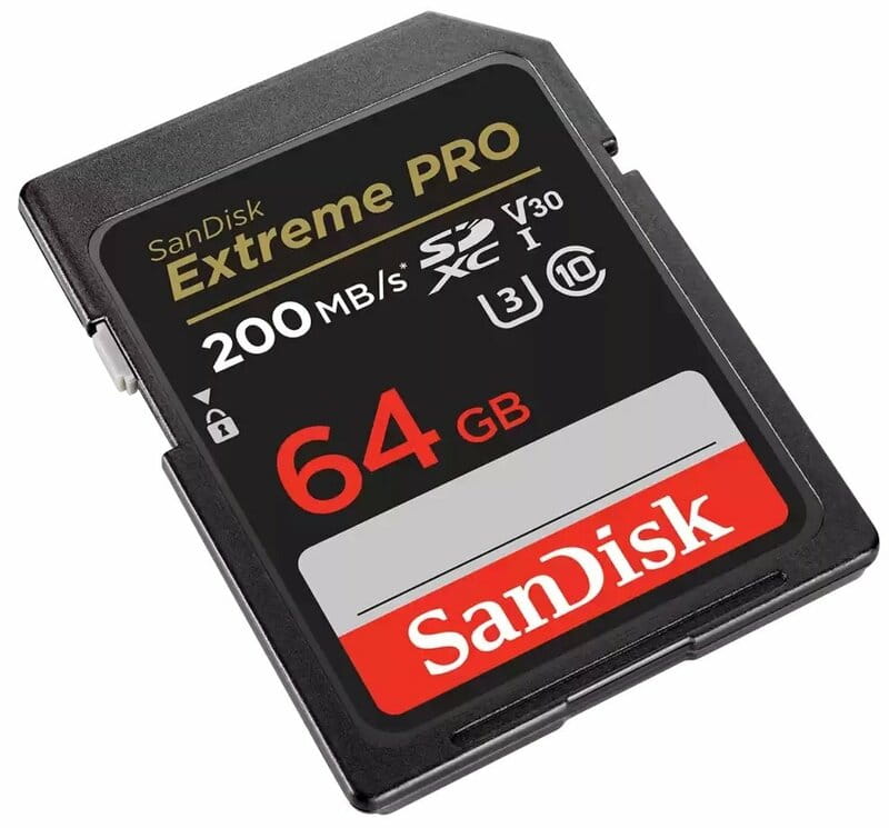 Карта памяти SDXC 64GB UHS-I/U3 Class 10 SanDisk Extreme Pro V30 R200/W90MB/s 4K (SDSDXXU-064G-GN4IN)