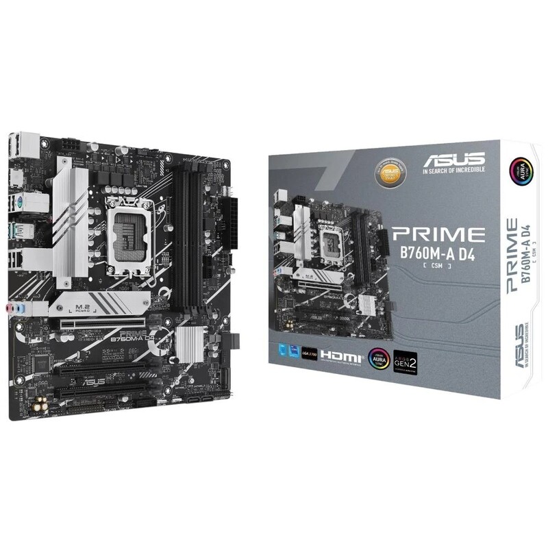 Материнская плата Asus Prime B760M-A D4-CSM Socket 1700