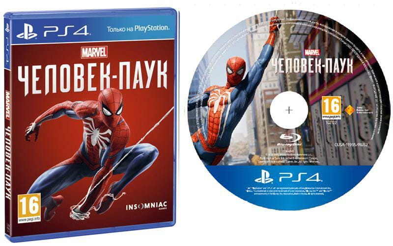 Игра Marvel Человек-паук для Sony PlayStation 4, Russian version, Blu-ray (9740711)