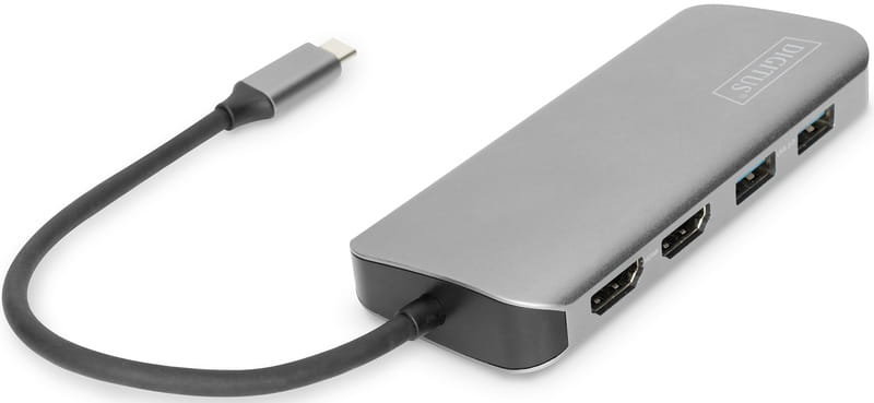 Док-станция Digitus USB-C 8 Port (DA-70884)