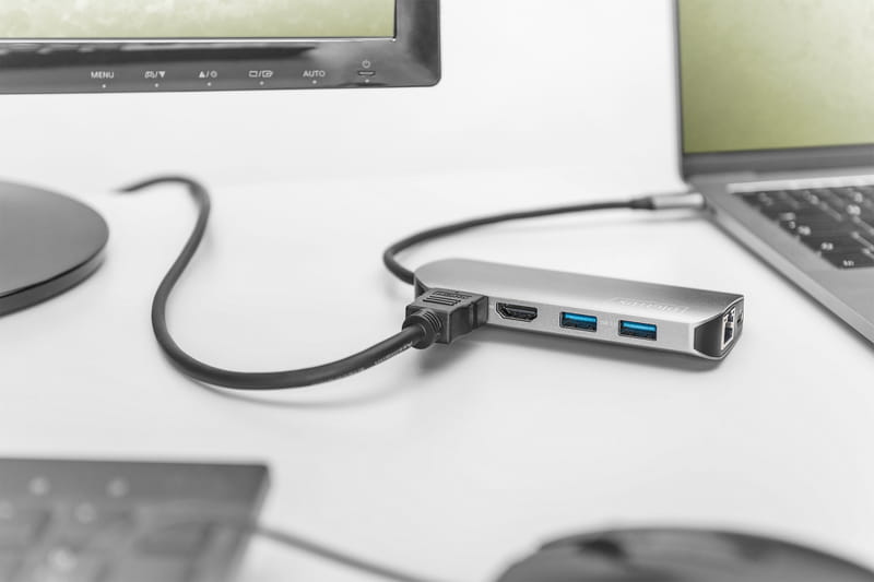 Док-станция Digitus USB-C 8 Port (DA-70884)