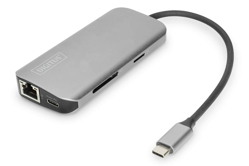 Док-станция Digitus USB-C 8 Port (DA-70884)
