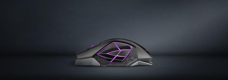 Мышь беспроводная Asus ROG Spatha X RGB Black (90MP0220-BMUA00)