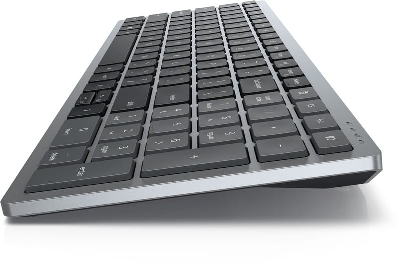 Клавиатура беспроводная Dell KB740 Compact Multi-Device Wireless Keyboard Grey (580-AKOZ)