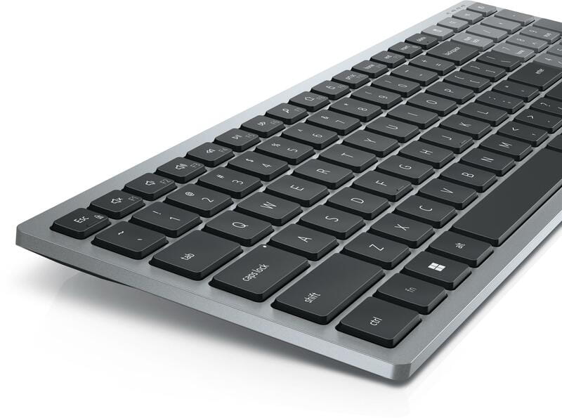Клавиатура беспроводная Dell KB740 Compact Multi-Device Wireless Keyboard Grey (580-AKOZ)