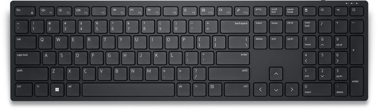 Клавiатура бездротова Dell KB500 Wireless Keyboard Black (580-AKOR)