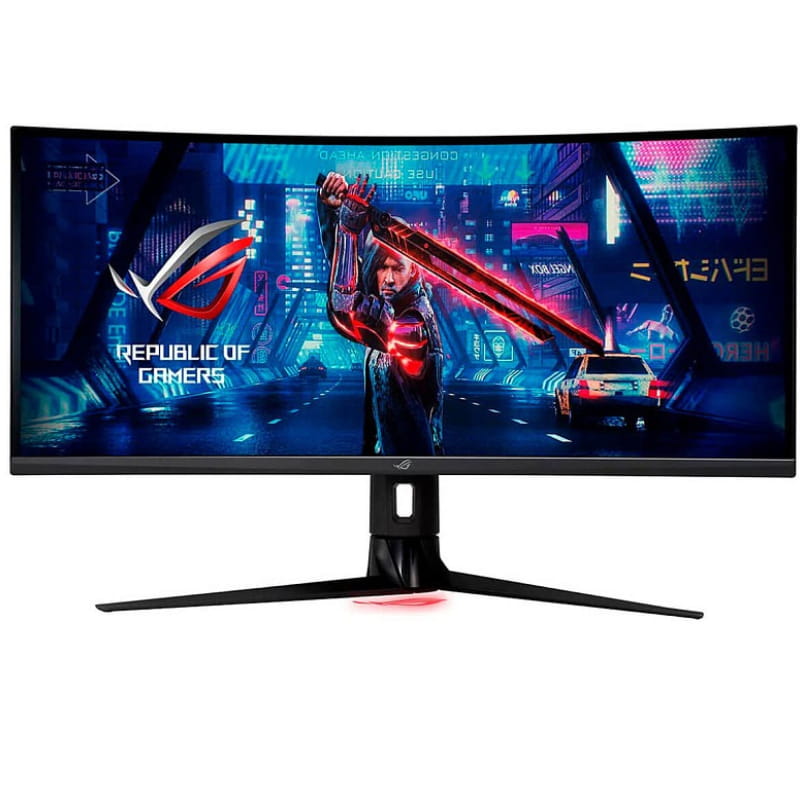 Монитор Asus 34.1" ROG Strix XG349C Curved (90LM06V0-B01A70) IPS Black 180Hz