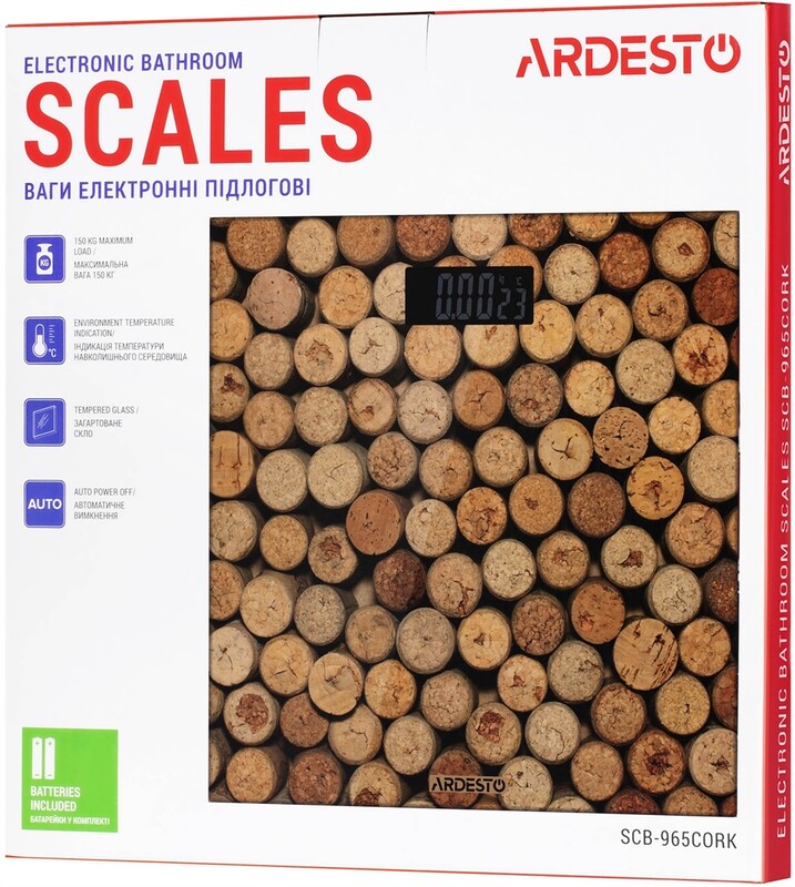 Весы напольные Ardesto SCB-965CORK