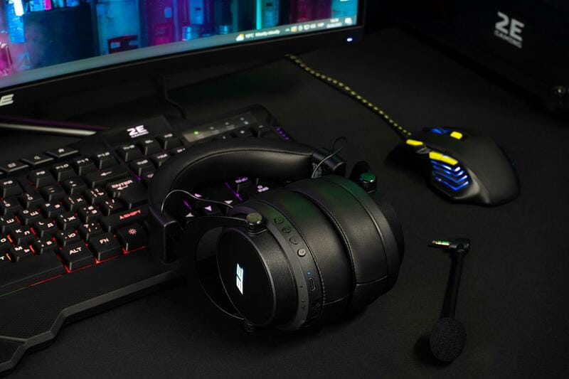 Гарнітура бездротова 2E Gaming HG360 RGB WL 7.1 Black (2E-HG360BK-WL)