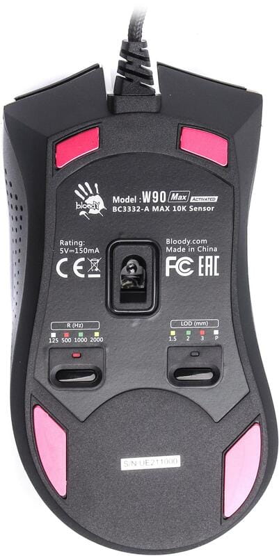 Мышь A4Tech Bloody W90 Max Panda White