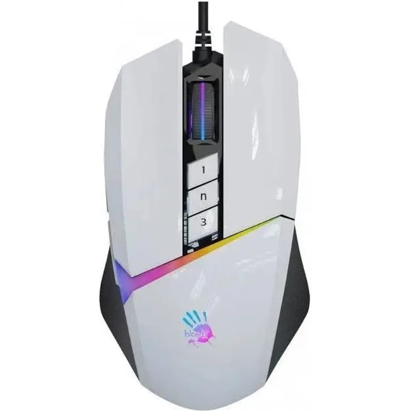 Миша A4Tech Bloody W60 Max Panda White