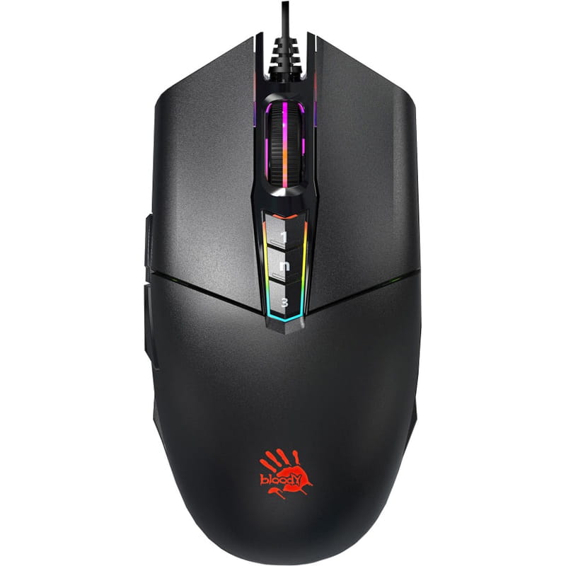 Миша A4Tech Bloody P91s RGB Black
