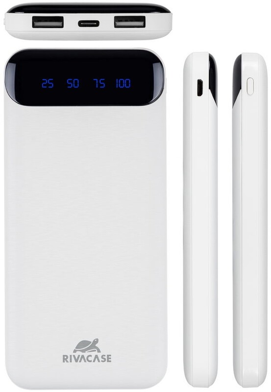 Универсальная мобильная батарея Rivacase Rivapower 10000mAh White (VA2240)
