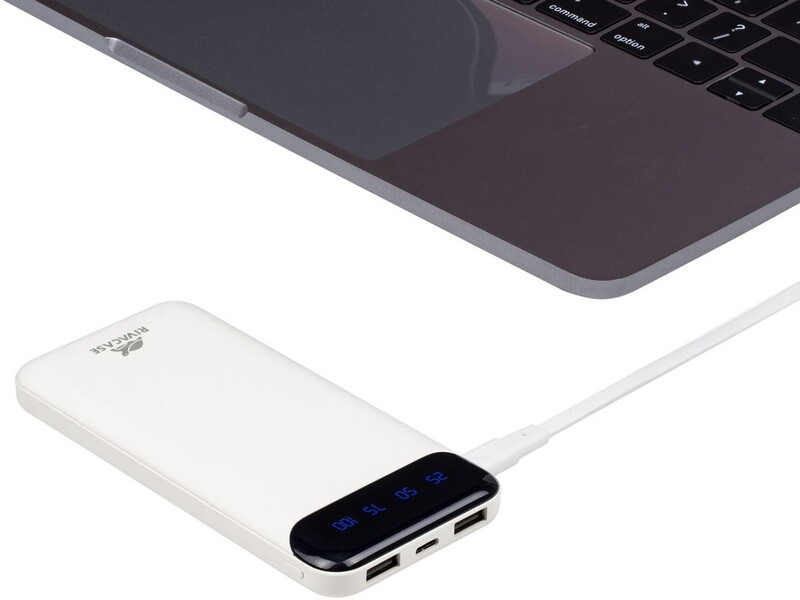 Универсальная мобильная батарея Rivacase Rivapower 10000mAh White (VA2240)