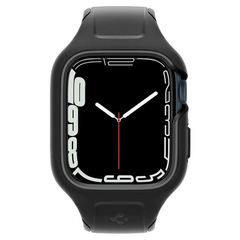 Чохол з ремінцем Spigen Liquid Air Pro для Apple Watch 45mm Black (ACS04182)