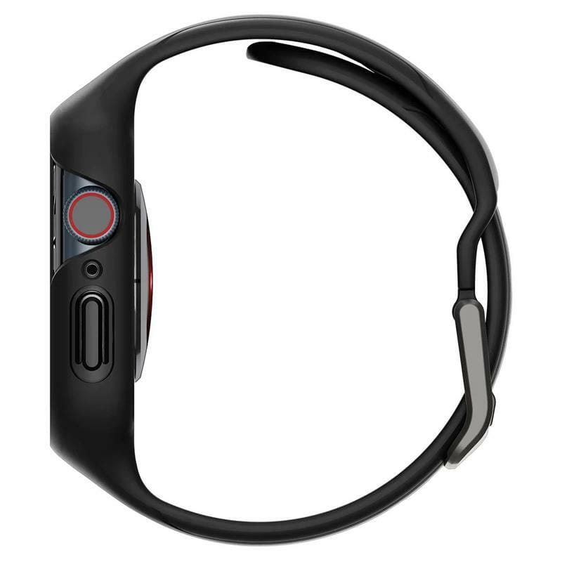 Чохол з ремінцем Spigen Liquid Air Pro для Apple Watch 45mm Black (ACS04182)