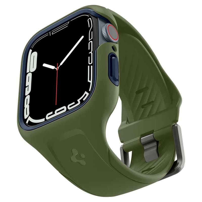 Чохол з ремінцем Spigen Liquid Air Pro для Apple Watch 45mm Moss Green (ACS04408)