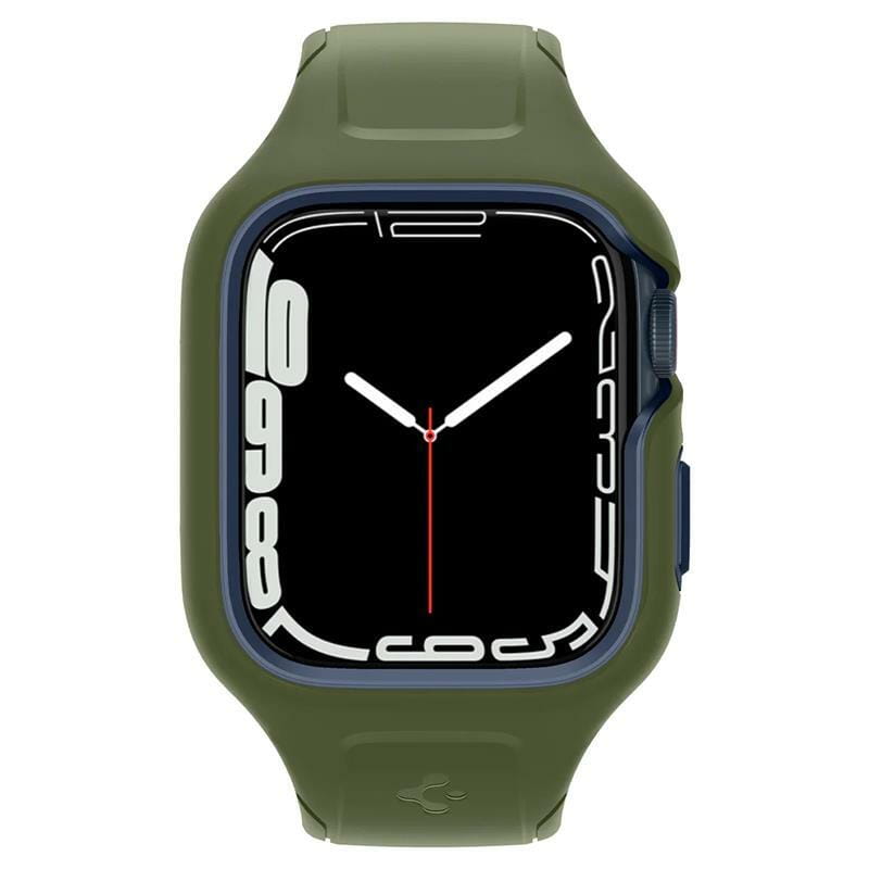 Чохол з ремінцем Spigen Liquid Air Pro для Apple Watch 45mm Moss Green (ACS04408)