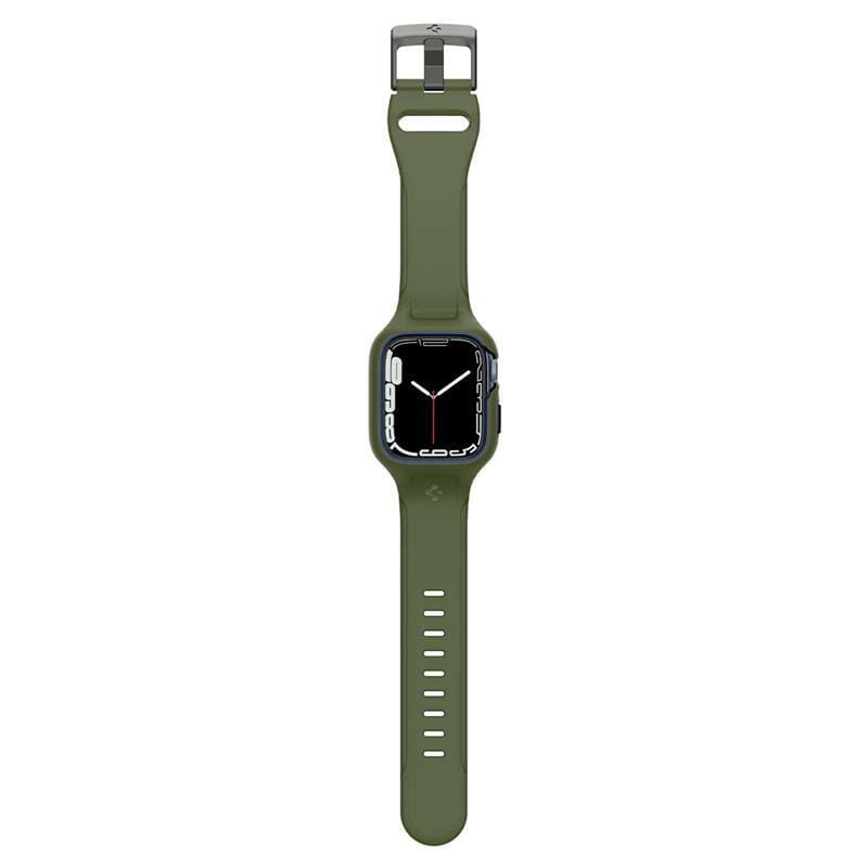 Чохол з ремінцем Spigen Liquid Air Pro для Apple Watch 45mm Moss Green (ACS04408)