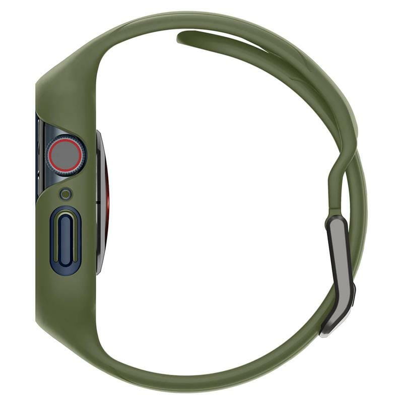 Чохол з ремінцем Spigen Liquid Air Pro для Apple Watch 45mm Moss Green (ACS04408)