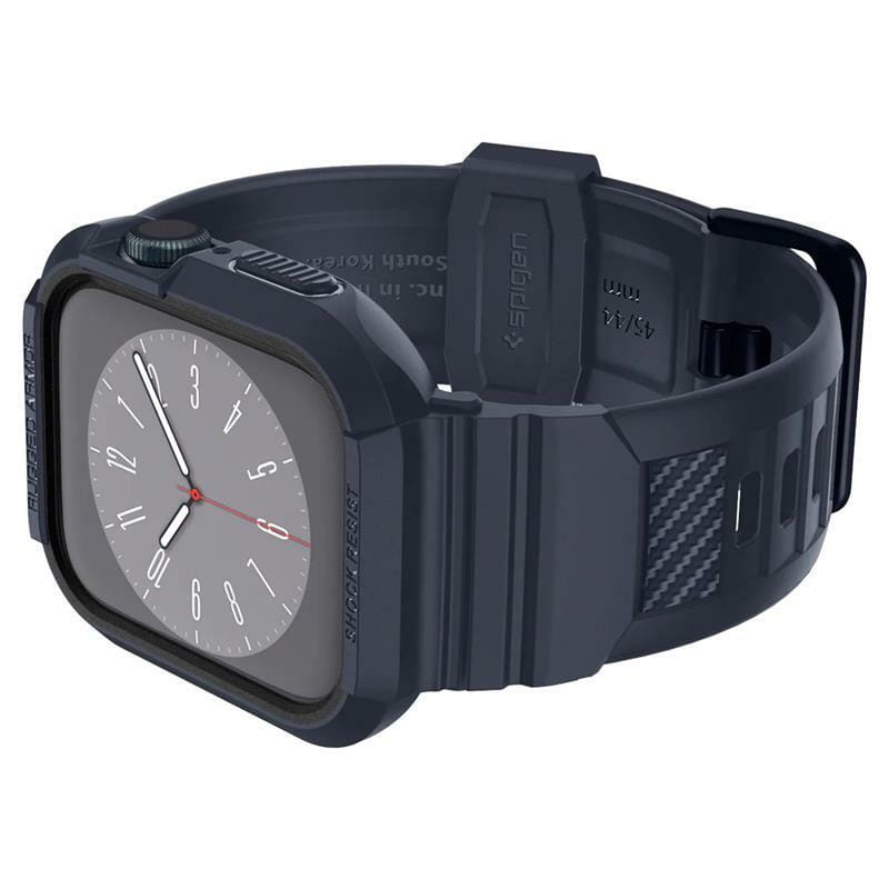 Чохол з ремінцем Spigen Rugged Armor Pro для Apple Watch 45mm/44mm Charcoal Gray (ACS00819)