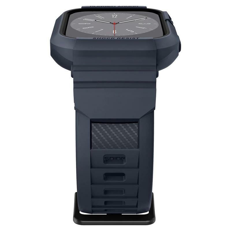 Чохол з ремінцем Spigen Rugged Armor Pro для Apple Watch 45mm/44mm Charcoal Gray (ACS00819)