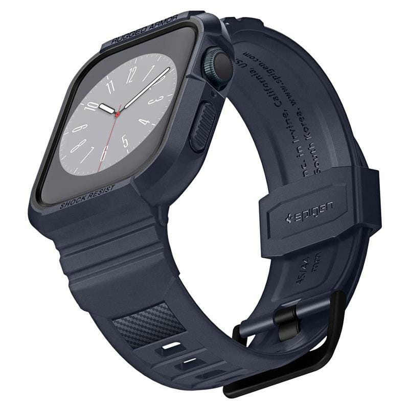 Чохол з ремінцем Spigen Rugged Armor Pro для Apple Watch 45mm/44mm Charcoal Gray (ACS00819)